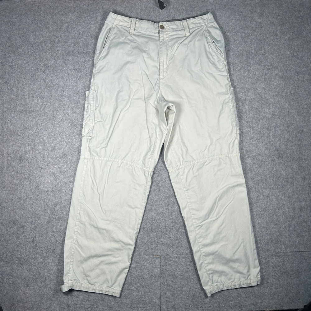 Gap Modern Khaki pants mens 33x32 Beige cargo casual outdoor gorpcore